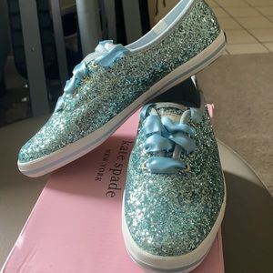 NWT Kate Spade x Keds Glitter Shoes